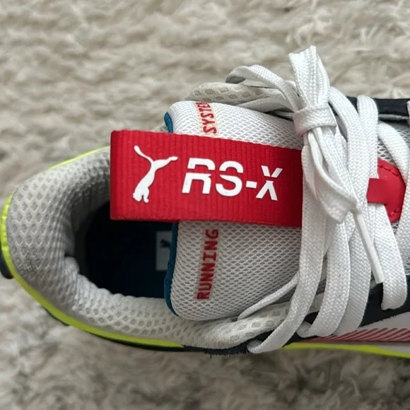 PUMA RS-X Goods White Black Red Green Athletic Shoes Men size 11 - Picture 8 of 8